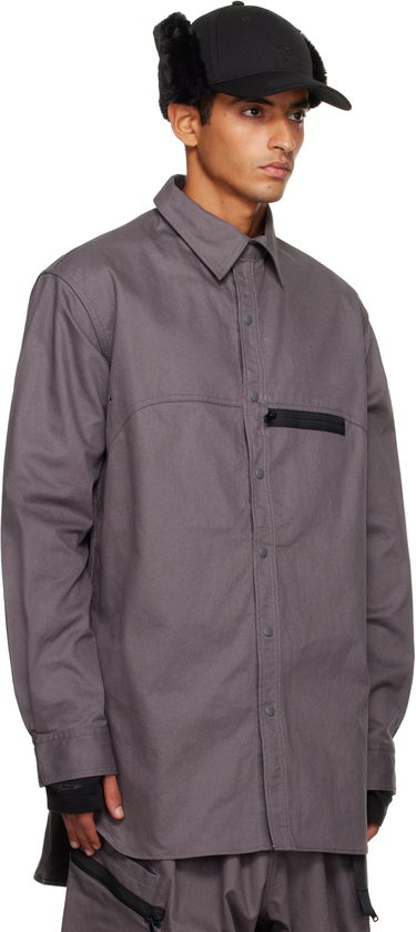 Košeľa Y-3 Y-3 Twill Shirt Šedá | KB2079, 1