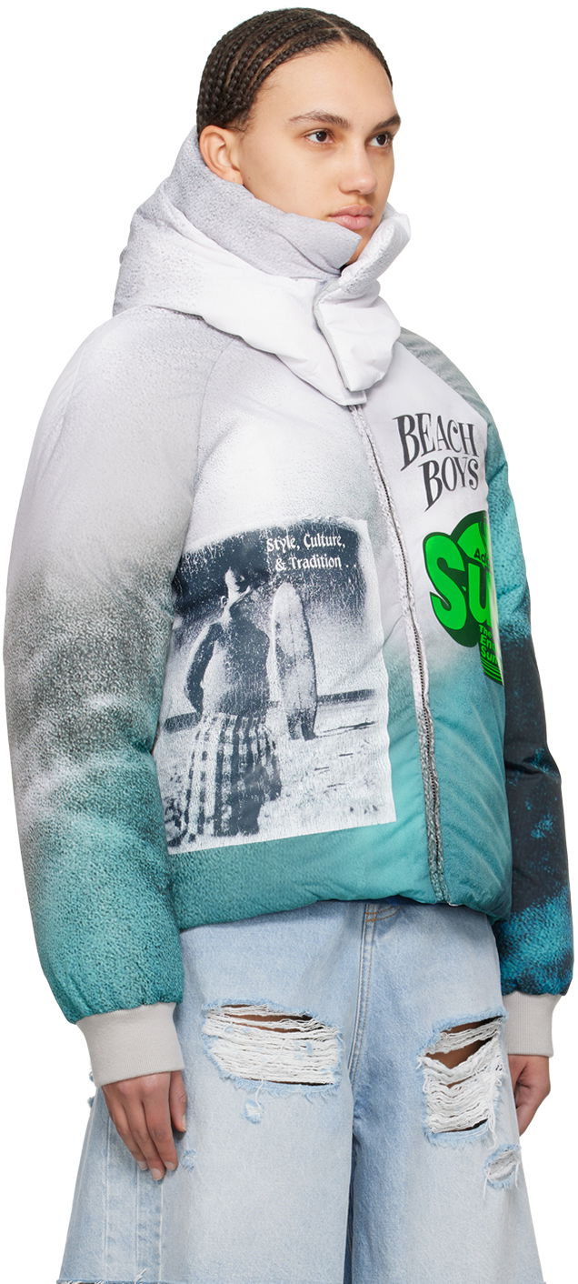 Prešívaná bunda ERL Printed Puffer Jacket Rôznofarebný | ERL08C002, 1