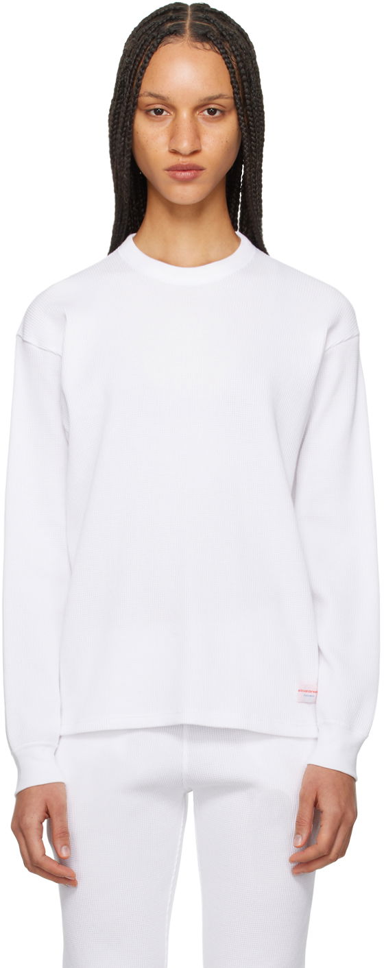 Tričko Alexander Wang Dropped Shoulder T-Shirt Biela | UCC4221611