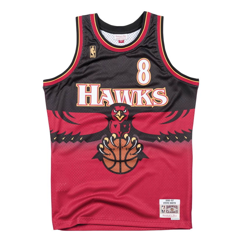 Dres Mitchell & Ness Mitchell & Ness x NBA Atlanta Hawks 1996-97 Swingman Jersey - Steve Smith Červená | 7226-3J6-96SSMI1