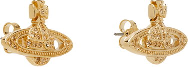 Náušnice Vivienne Westwood Mini Bas Relief Earrings Béžová | 62020033-02R121-CN, 2