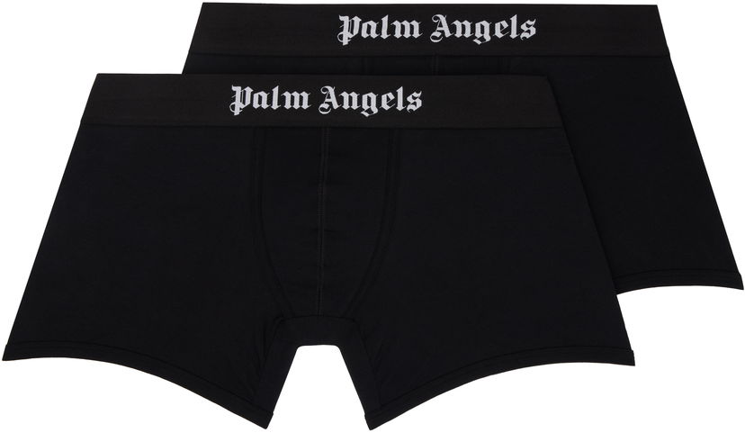 Boxerky Palm Angels Two-Pack Boxer Briefs Čierna | PMUH003C99FAB0061010