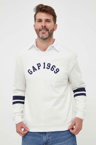 Mikina GAP Logo Crewneck Béžová | 664496.000CARLSST, 0