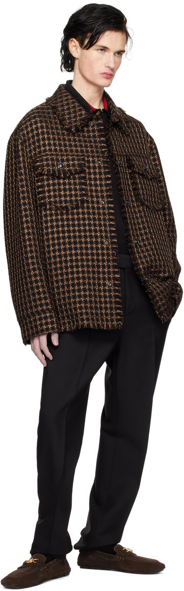 Nohavice Versace Formal Mohair-Blend Trousers Čierna | 1016648_1A11068, 3