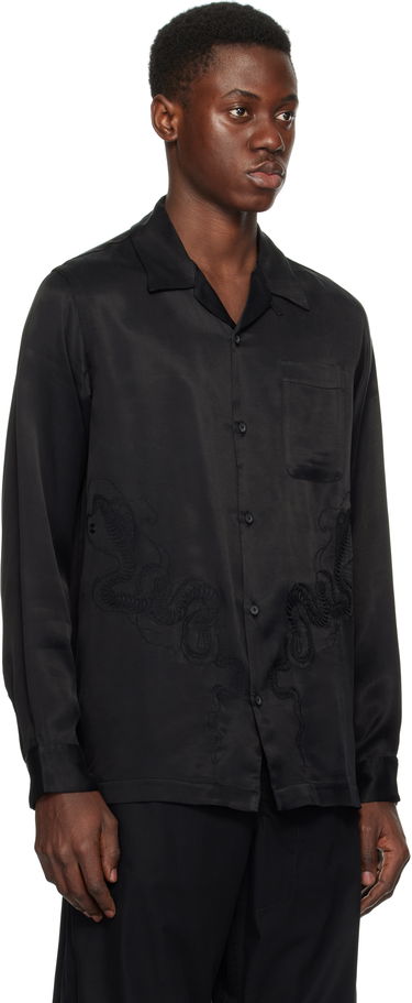Košeľa Maharishi Maharishi Year of the Snake Cupro Shirt Čierna | 6121, 1