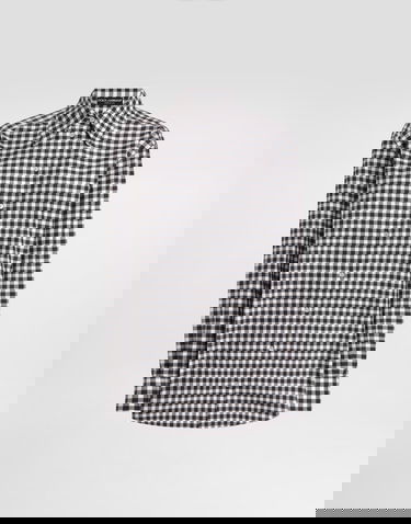 Košeľa Dolce & Gabbana Dolce & Gabbana Cotton Gingham Check Button-Down Shirt Hnedá | F5Q08TFQ5MYS8101, 0