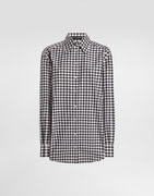 Dolce & Gabbana Cotton Gingham Check Button-Down Shirt