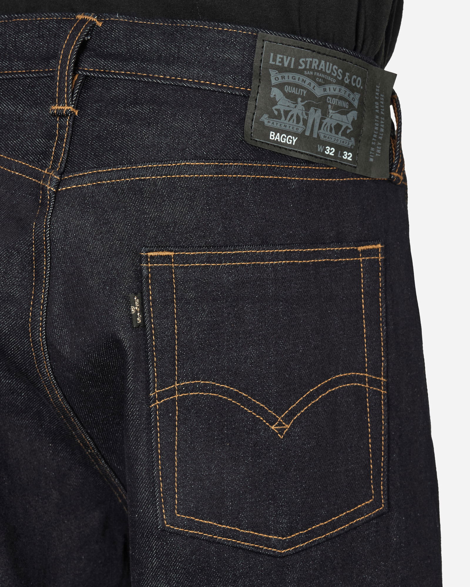 Skate Baggy 5 Pocket Jeans Rigid Gold