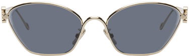 Slnečné okuliare Loewe Gold Anagram Hexagonal Sunglasses Čierna | LW40115U 192337181177, 0