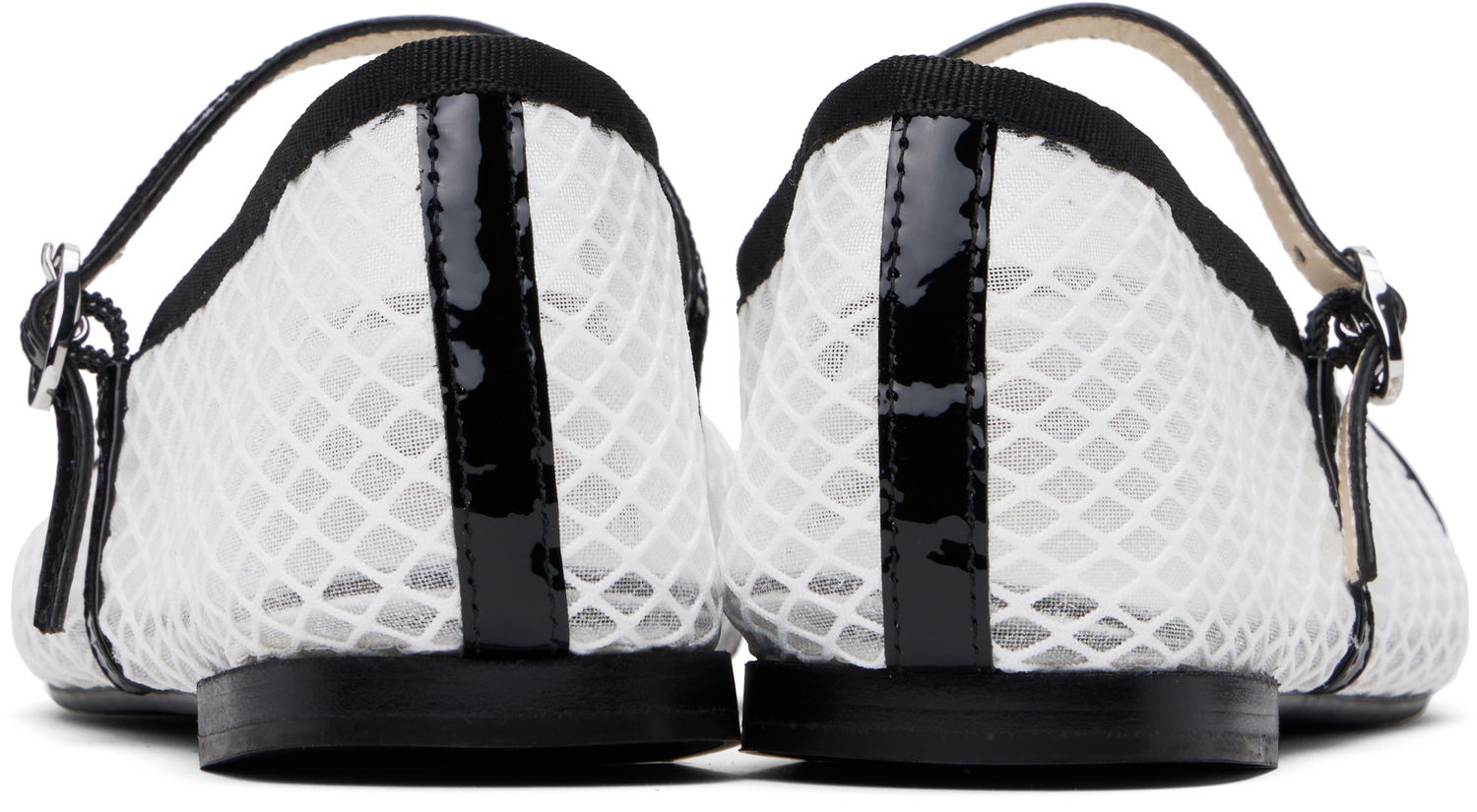 Starostlivosť o obuv Repetto Repetto Georgiana Mesh Mary-Jane Ballerina Flats Čierna | V4222VGMESH, 1