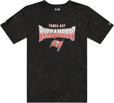Tričko New Era Washed T-Shirt Tampa Bay Buccaneers Čierna | 60291750-60291750, 0