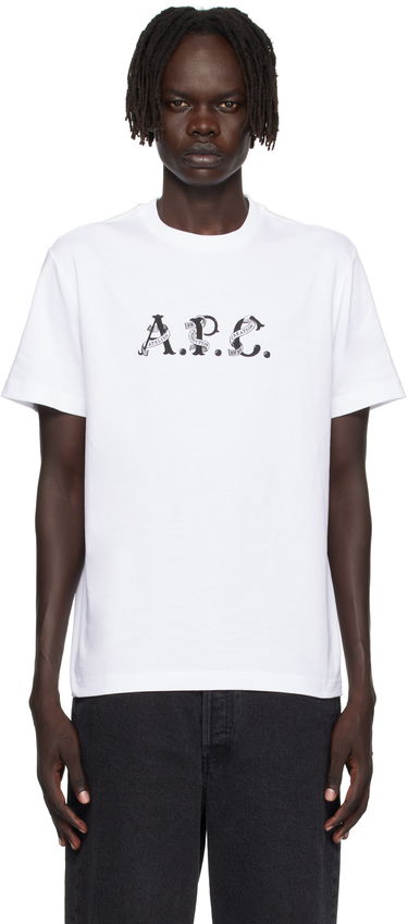 Tričko A.P.C. A.P.C. Hugo T-Shirt Biela | COHGS-M26543, 0
