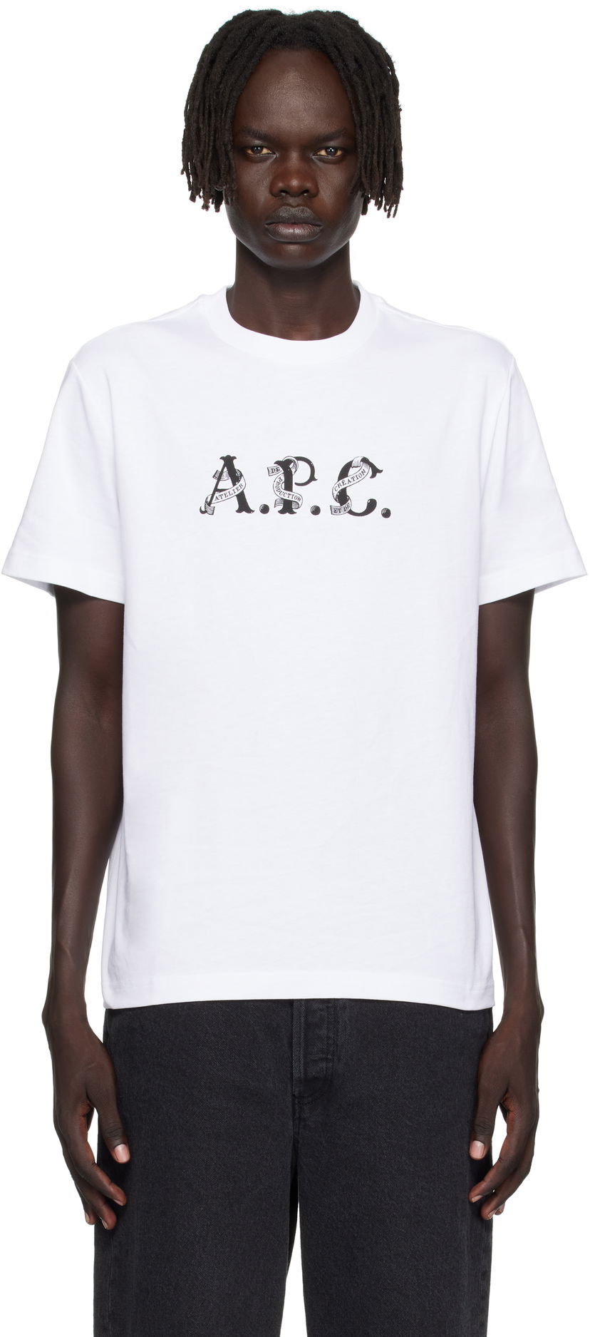 Tričko A.P.C. A.P.C. Hugo T-Shirt Biela | COHGS-M26543