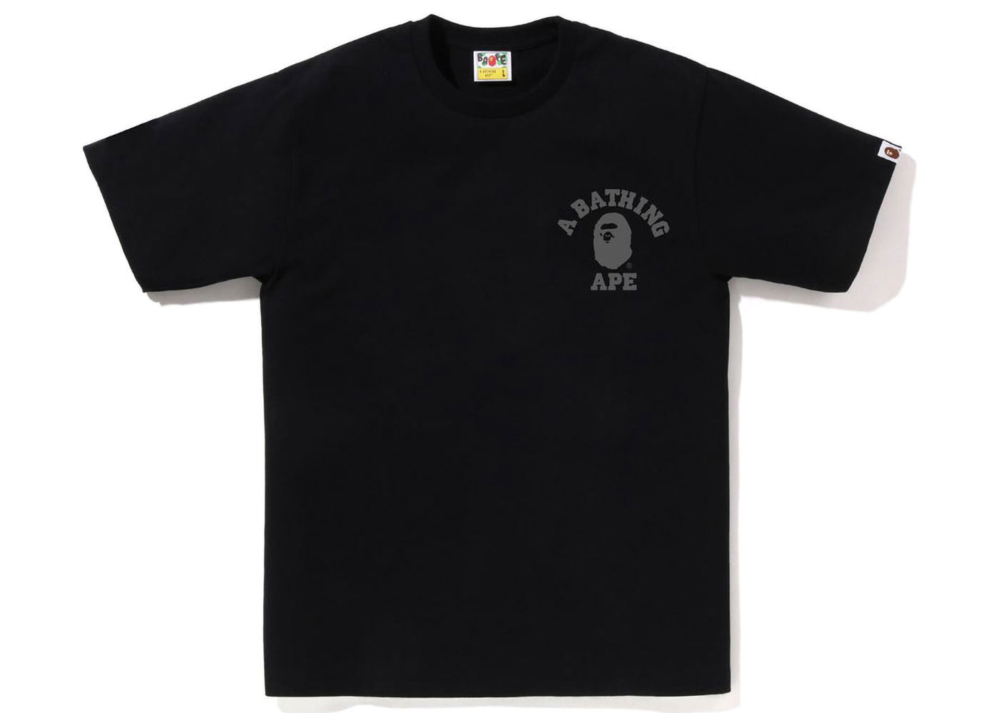 Tričko BAPE Speed Racer College ATS Tee Čierna | 1J30-110-038, 0