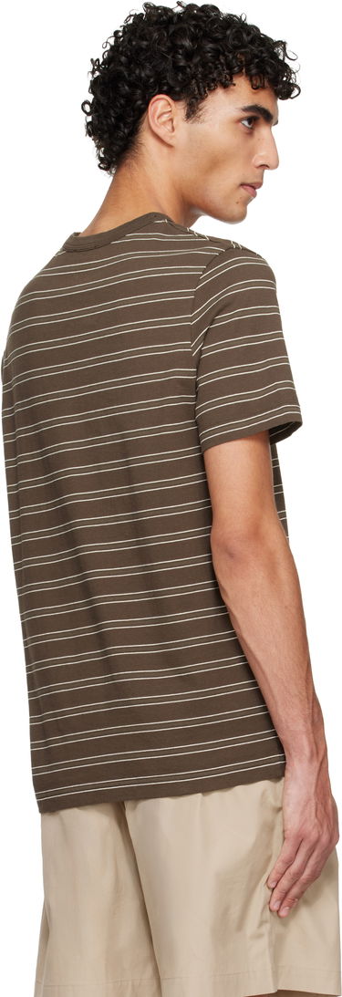 Tričko A.P.C. Striped Pocket T-shirt Hnedá | COHLV-H26534, 2