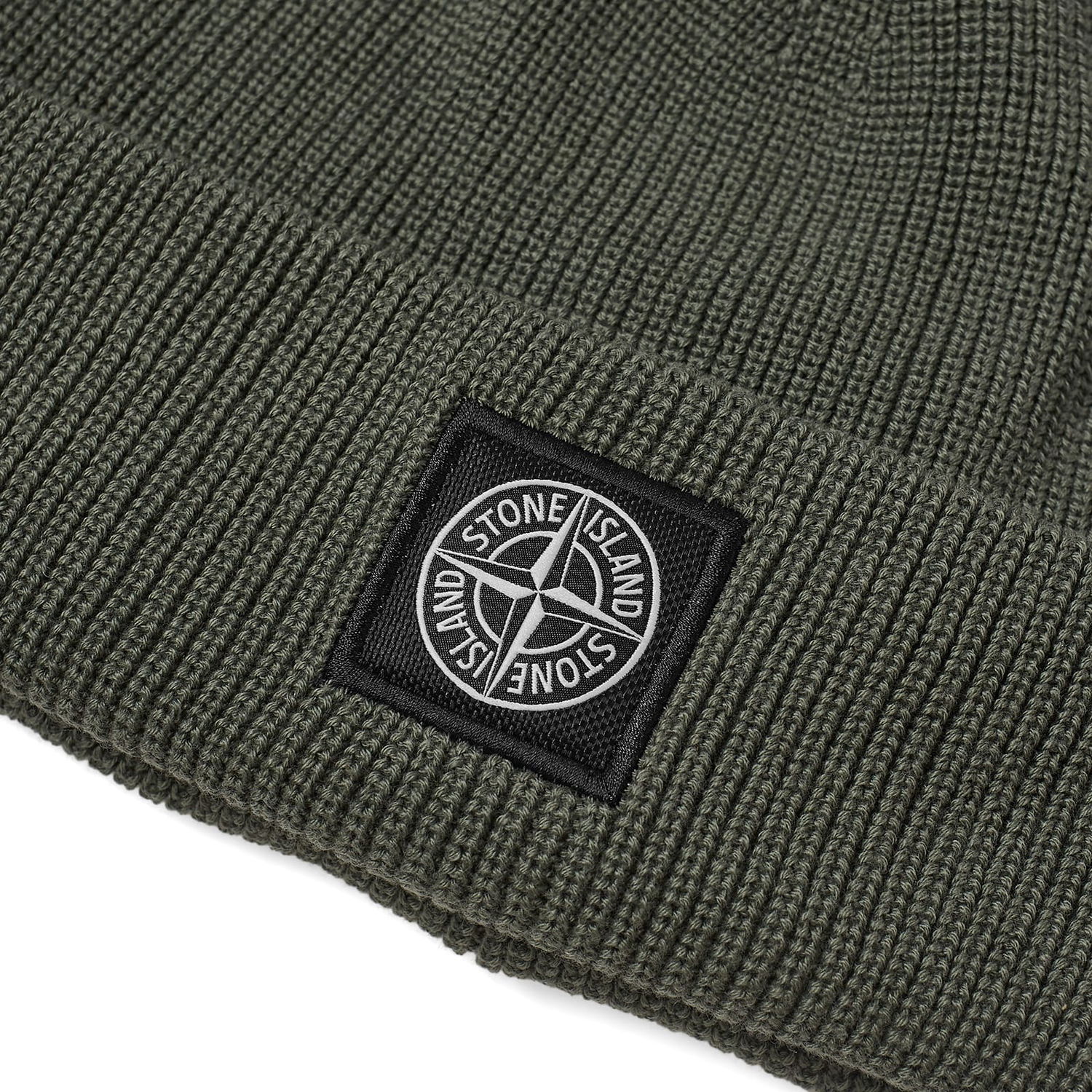 Kulicha Stone Island Knitted Patch Beanie Zelené | 8015N02D7-V0059, 1
