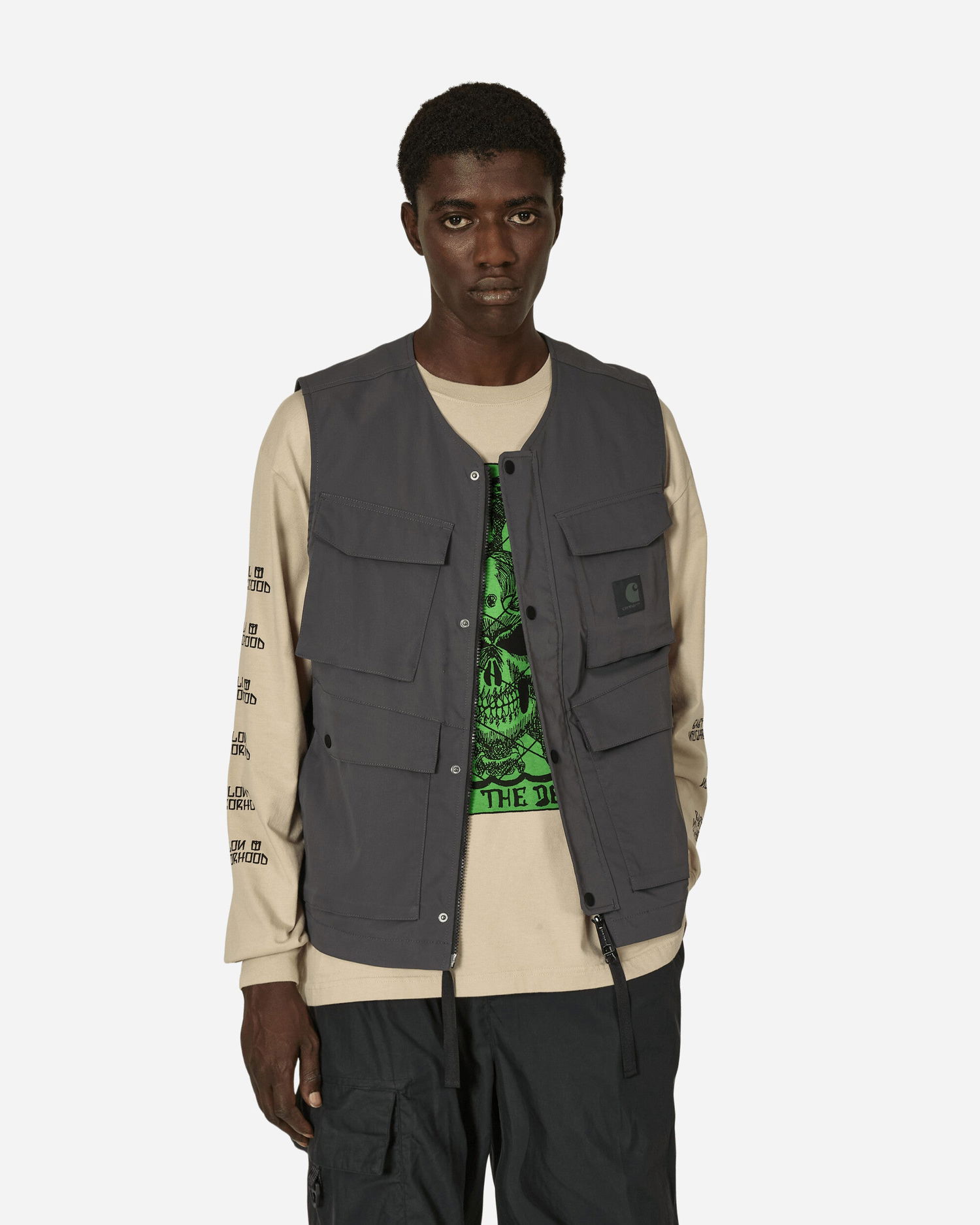 Vesta Carhartt WIP Balto Vest Graphite Šedá | I033615 87XX, 0