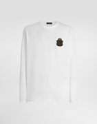 Cotton T-shirt With Heraldic Patch