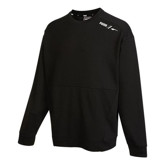 Sveter Puma Crew Neck Sweatshirt Čierna | 672474-01