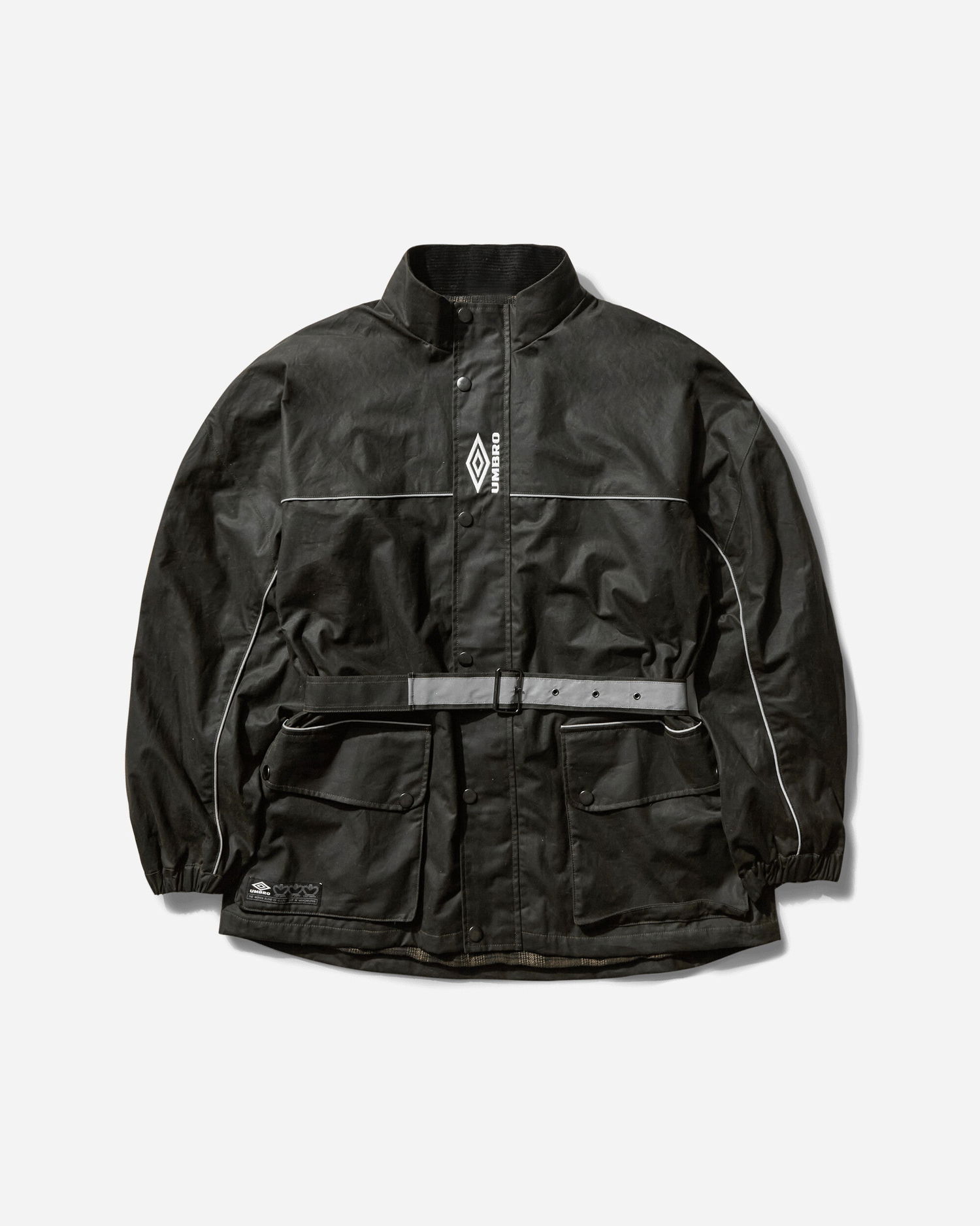 Bunda Umbro Trainer Waxed Jacket Čierna | UBMW0333FA208 GRN0010, 1