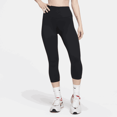 Legíny Nike Nike One High-Waisted Capri Leggings Čierna | FN3236-010, 0