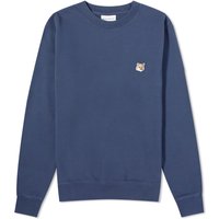Sveter MAISON KITSUNÉ Patch Crewneck Navy | LM00301KM0001-P476, 1