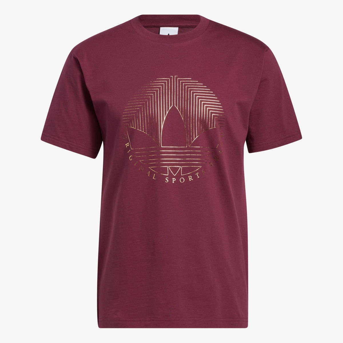 Tričko adidas Originals Deco Trefoil Graphic T-Shirt Vínová | H31333, 0