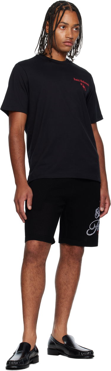 Šortky AMIRI AMIRI 'Club Amiri' Crochet Shorts Čierna | AMKNSH1043, 3