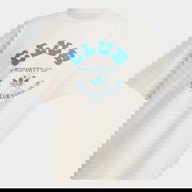 Tričko adidas Originals Blue Version Club Tee Béžová | IA2489, 4