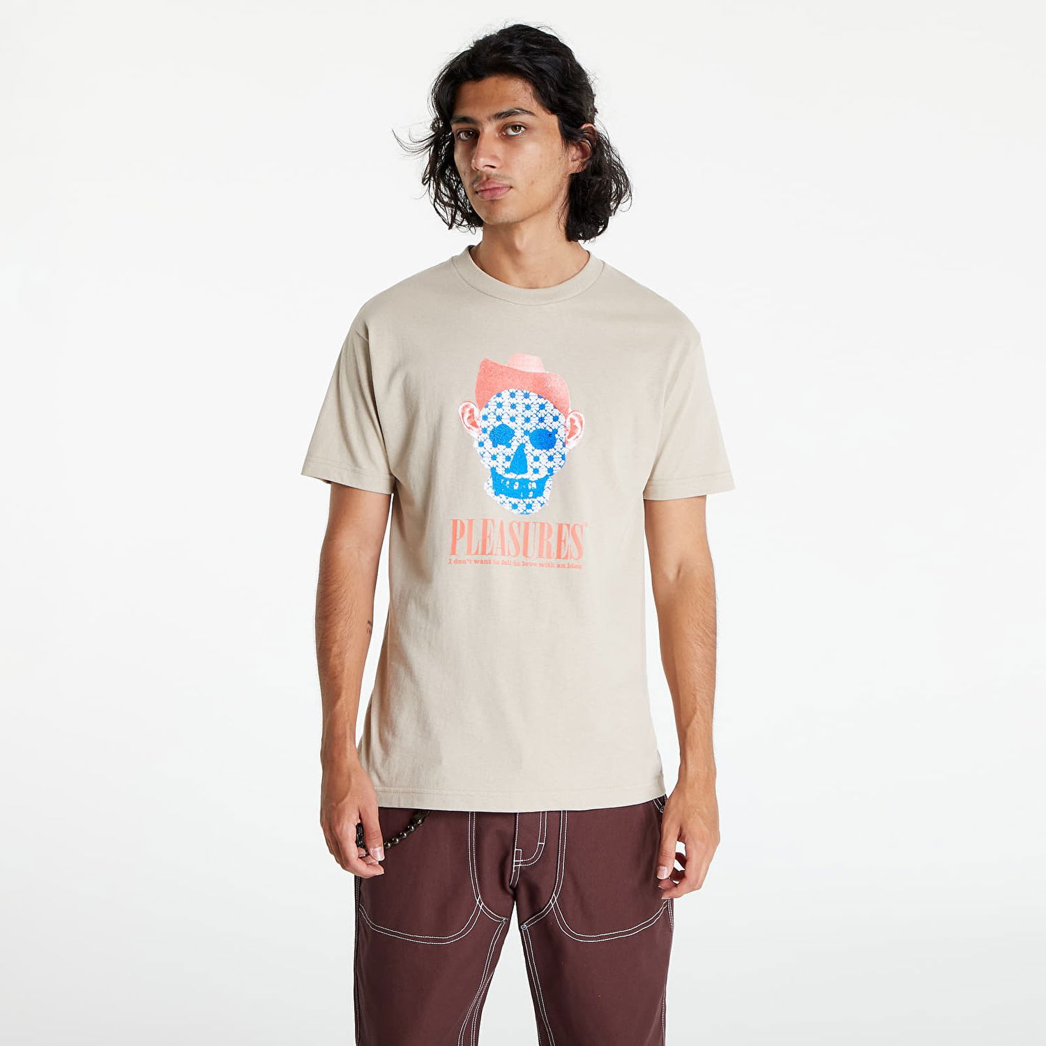 Tričko Pleasures Cowboy T-Shirt Béžová | P22F059 SAND, 1
