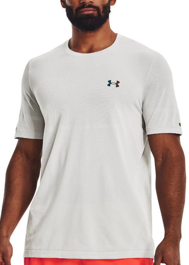 Tričko Under Armour Rush Seamless Legacy Tee Šedá | 1376781-100, 0
