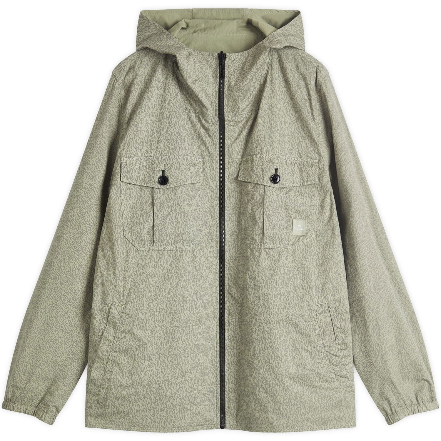 Vetrovka Paul Smith Paul Smith Reversible Hooded Camo Jacket, Size Large Zelené | M2R-417Z-P22370-34, 0