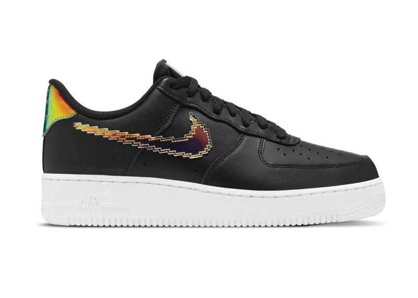 Tenisky a topánky Nike Air Force 1 Low '07 LV8 Iridescent Pixel Swoosh Black Čierna | CV1699-002, 0