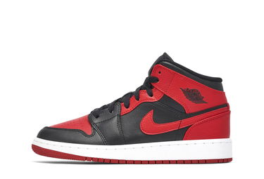 Tenisky a topánky Jordan Air Jordan 1 Mid GS "Banned" Červená | 554725-074, 2