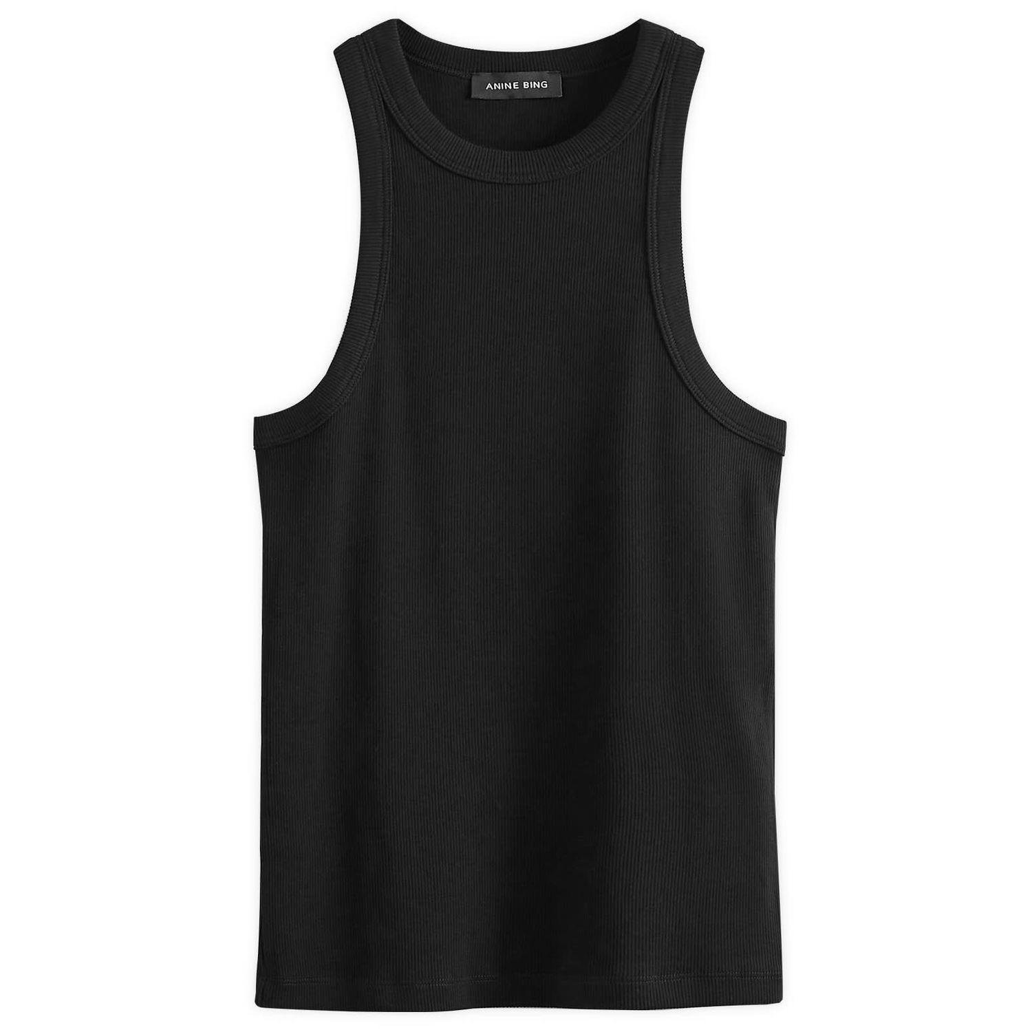 Tielko Anine Bing Eva Ribbed Tank Top Čierna | A-08-0151-000-BLK, 0