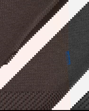 Sveter Awake NY Striped Mohair Sleeve Cardigan Hnedá | AWK-FW22-KN001 BRO, 5
