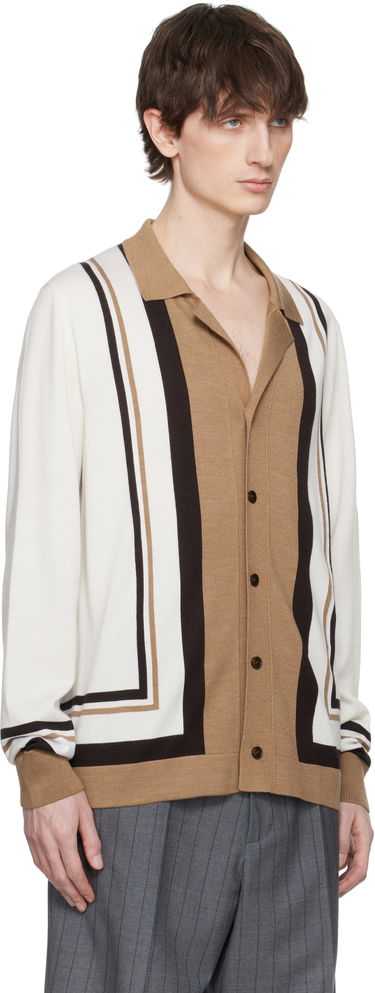 Sveter Dolce & Gabbana Dolce&Gabbana Wool DG Embroidery Cardigan Hnedá | GXV35ZJFMDU, 1