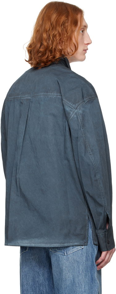 Košeľa Alexander Wang Alexander Wang Oversized Workwear Shirt Modrá | 6WC1251086, 2