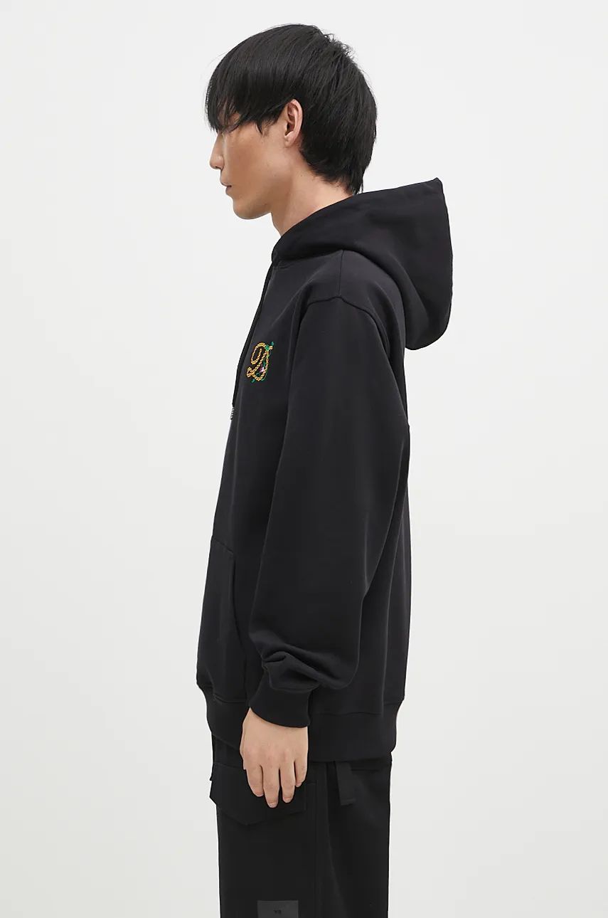Mikina Drôle de Monsieur Hoodie with Print Čierna | E.HO170.CO127.BL, 1