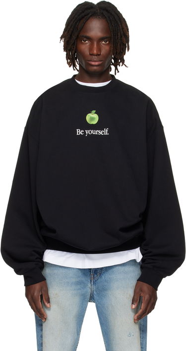 Mikina VETEMENTS VETEMENTS 'Be Yourself' Oversized Sweatshirt Čierna | UH76HD350B, 0