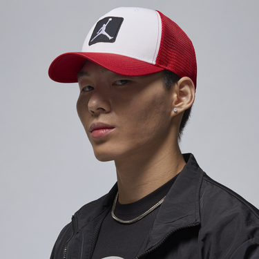 Šiltovka Jordan Rise Structured Trucker Hat Červená | FZ0774-102, 4