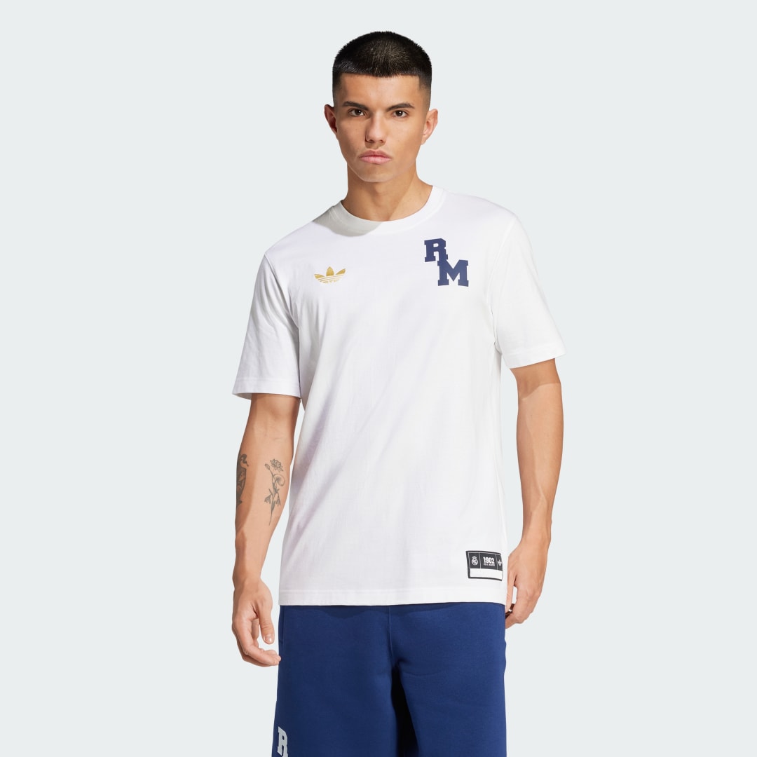 Tričko adidas Performance Real Madrid VRCT T-Shirt Biela | JL6116, 0