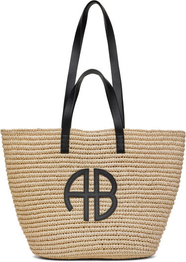Tote bag Anine Bing ANINE BING Palermo Raffia Tote Béžová | A-13-1161-129, 0