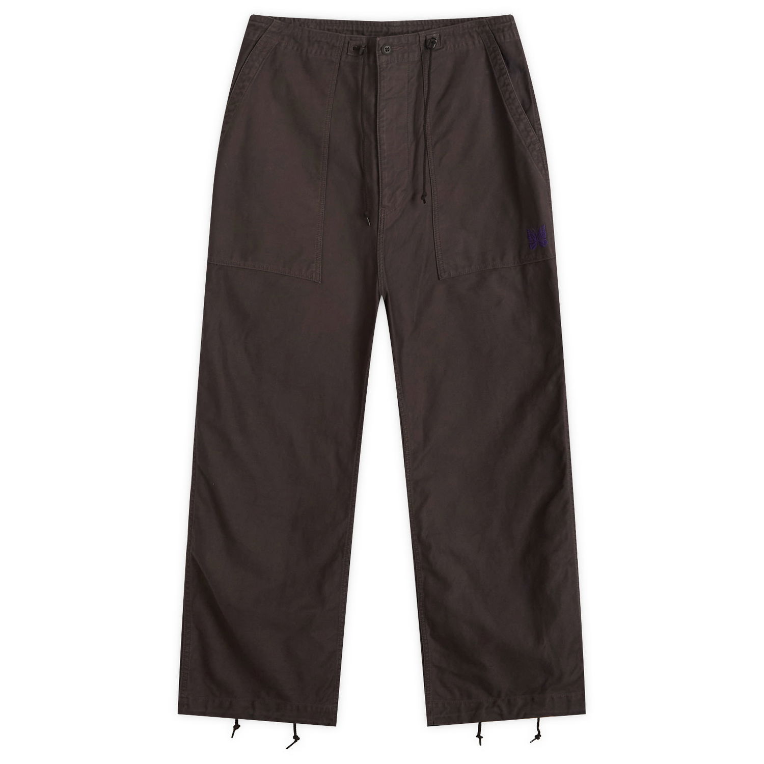Cargo nohavice Needles Needles Fatigue Pants, Size Large Hnedá | QV147-B, 0