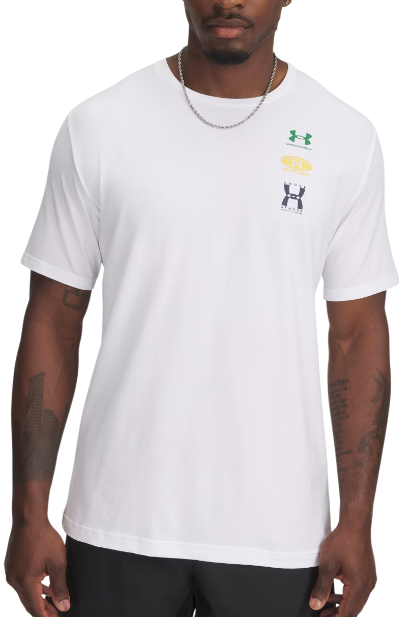 Tričko Under Armour 60/40S EVOL Logo Short Sleeve T-Shirt Biela | 1390165-100, 0
