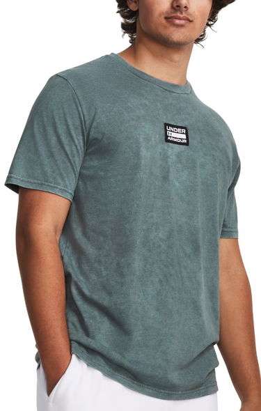 Tričko Under Armour UA ELEVATED CORE WASH SS-GRY Tyrkysová | 1379552-012, 0