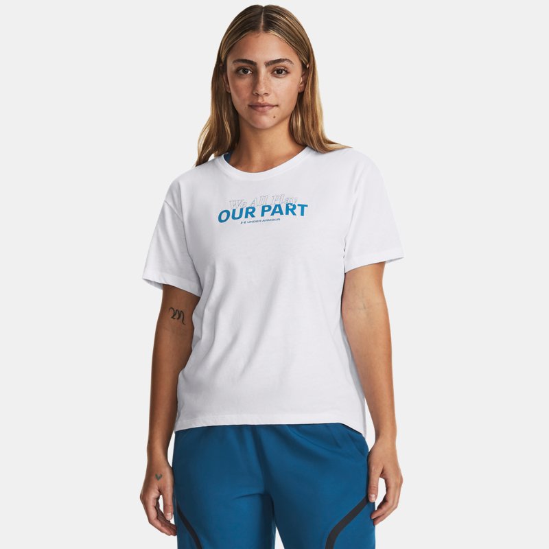 Tričko Under Armour T-shirt Biela | 1379397-100, 0