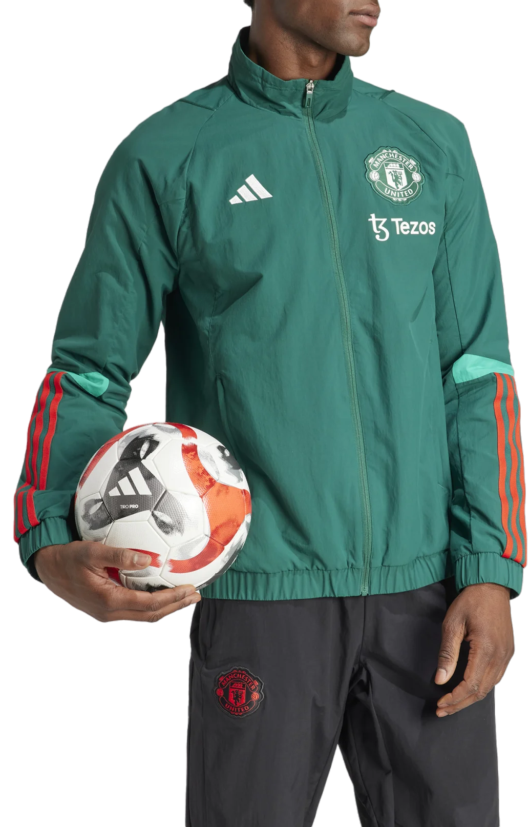 Bunda adidas Originals adidas MUFC PRE JKT Zelené | iq1537, 0