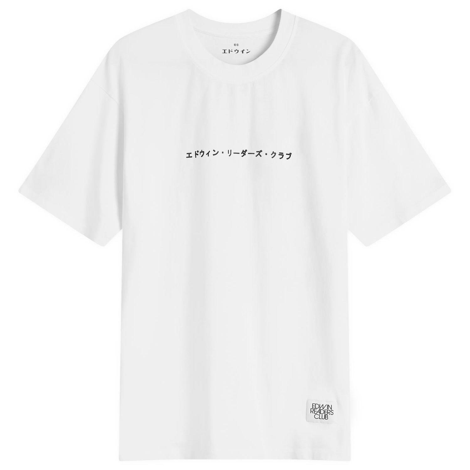 Tričko EDWIN Uniform T-Shirt, Size Large Biela | I035029-0267, 0