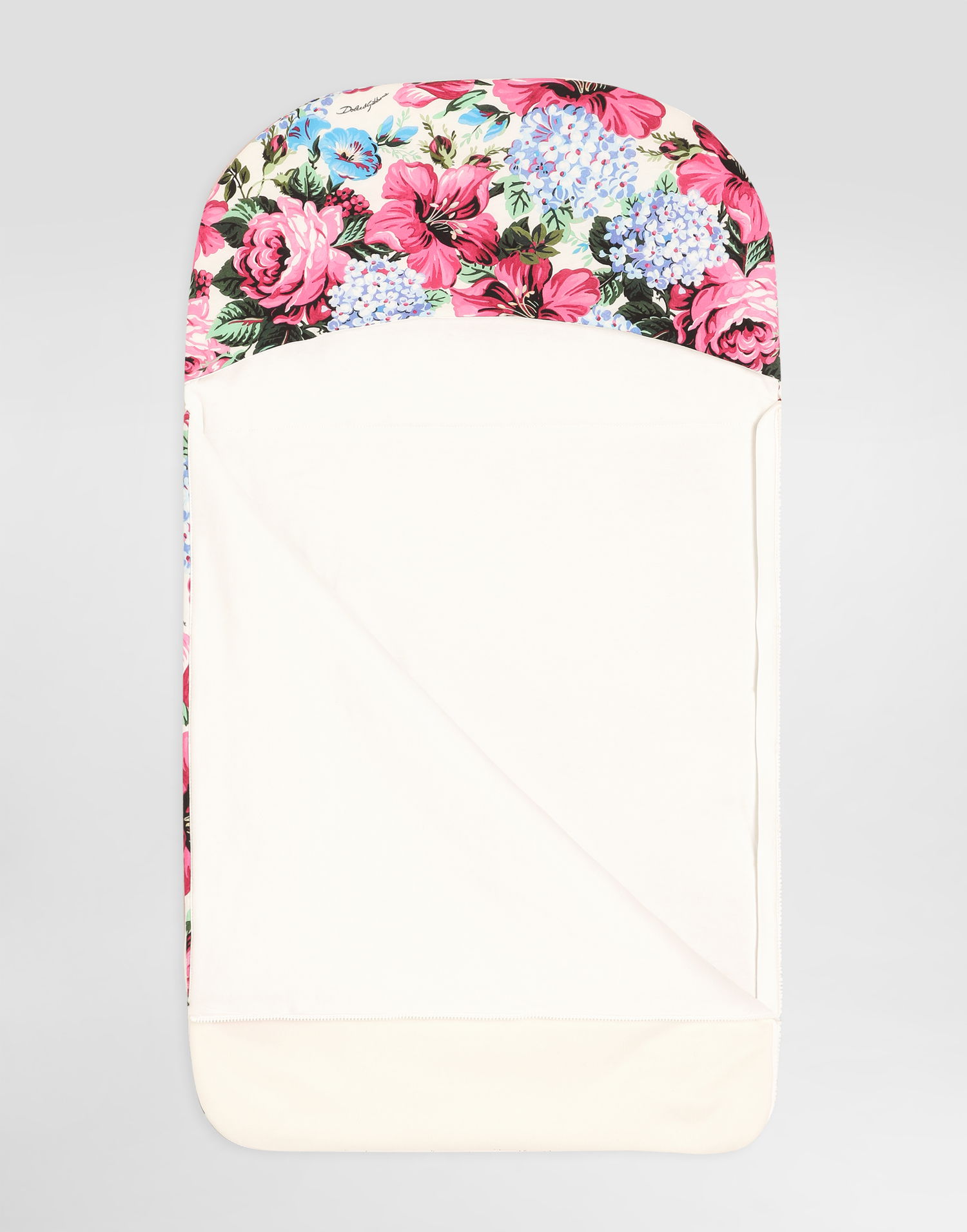 Pyžamo Dolce & Gabbana Dolce & Gabbana Floral Print Interlock Baby Sleeping Bag Biela | LNJAH0II7HTHA5MH, 1